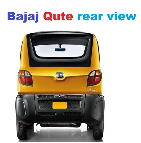 Bajaj Qute rear view