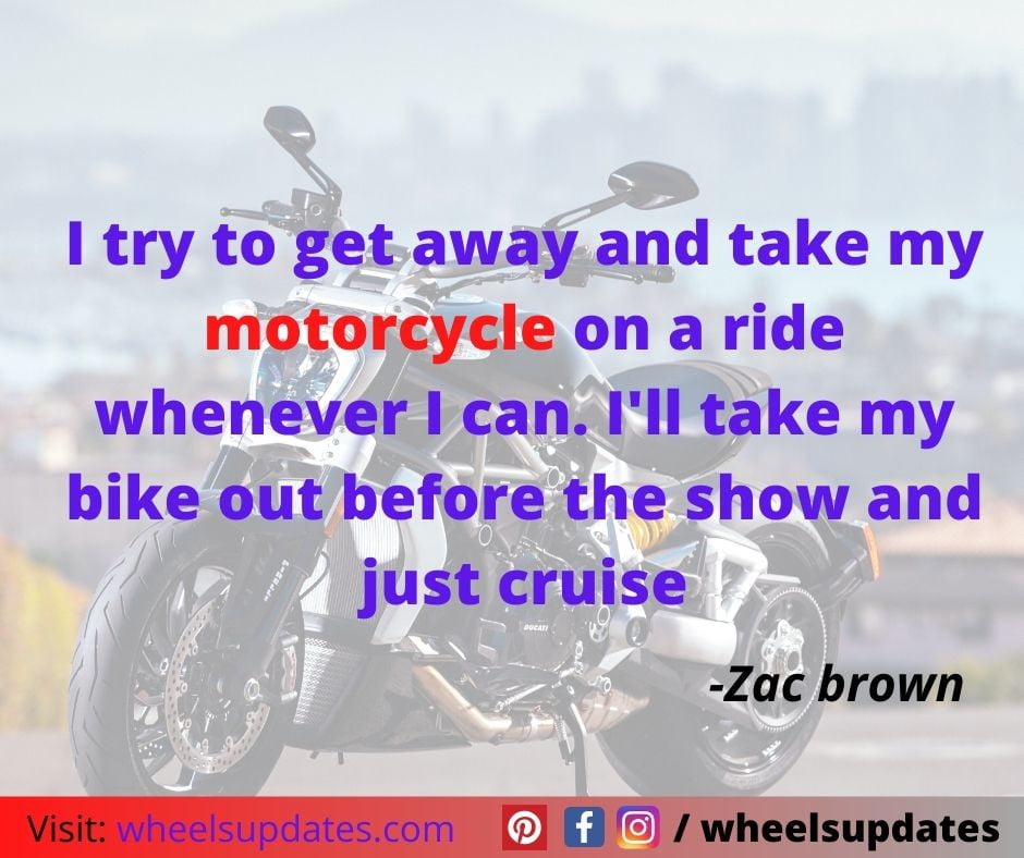 Popular motorcycle riding quote pics for instagram