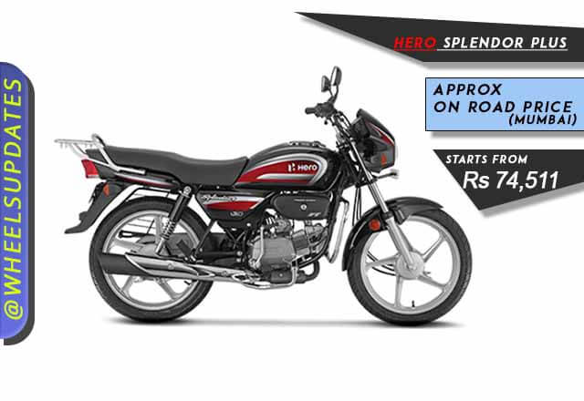 Hero splendor plus best mileage bike under Rs 90000 on road price