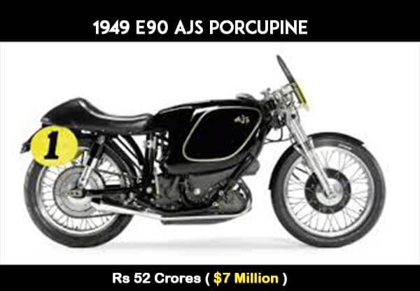 1949 E90 AJS Porcupine worth Rs 52 Crores