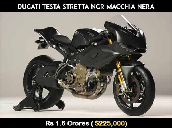 Ducati Testa Stretta NCR Macchia Nera worth Rs 1.6 crores, Most Expensive bike