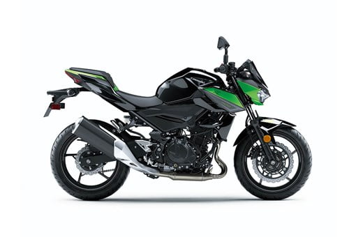 Kawasaki Z400 Black and Green