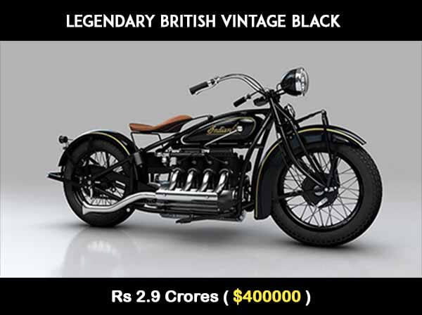 Most expensive bike Legendary British Vintage Black worth Rs 2.9 Crores