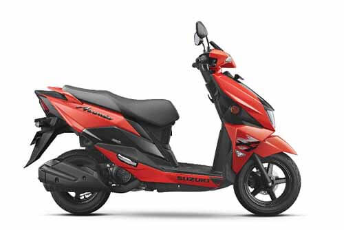 Suzuki Avenis Pearl Blaze Orange with Glass Sparkle Black