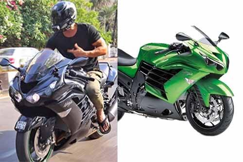 kawasaki zx14r owned by john abraham