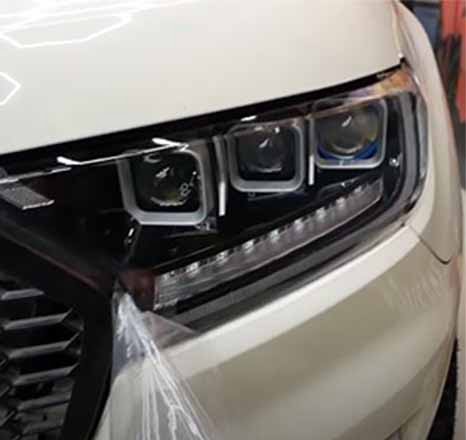 Bugatti Chiron style LED headlight for Ford Endeavour accessories