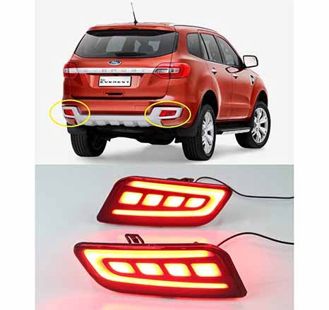 Ford Endeavour accessories - bumper reflectors