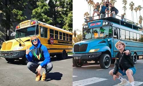 Logan Paul car collection - Cool Bus