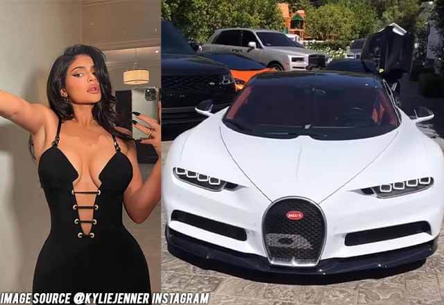 Bugatti Chiron in Kylie Jenner car collection