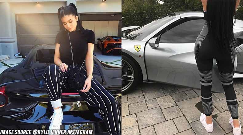 Ferrari 488 Spider in Kylie Jenner car collection