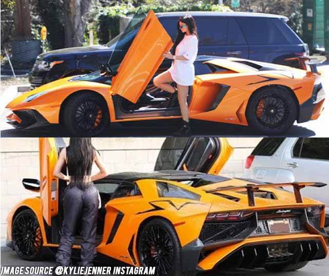 Kylie Jenner has Lamborghini Aventador SV Roadster in her car collection