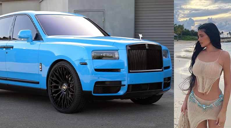 Rolls Royce cullinan in Kylie jenner car collection