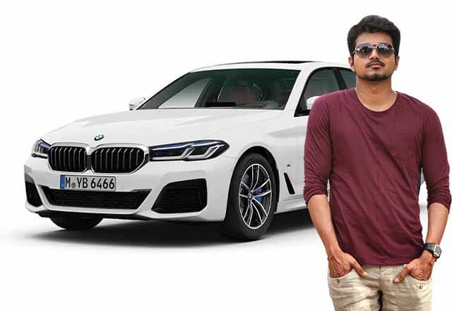 BMW 5-Series owned by Vijay Thalapathy
