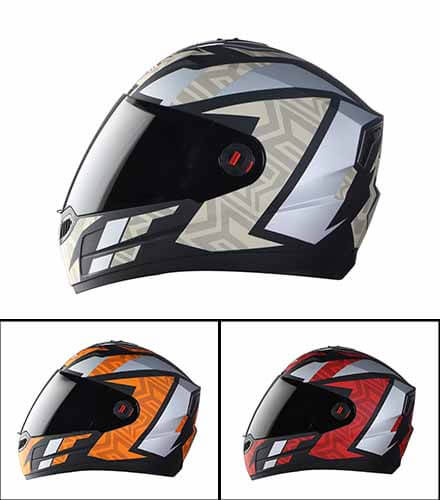 Best Helmet for long ride under Rs 2000 in india - Steelbird SBA-1 Cesar