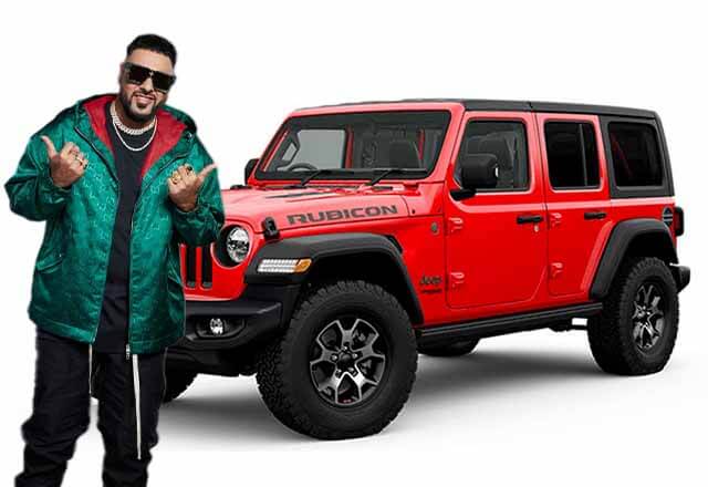 Jeep Wrangler owned by Badshah
