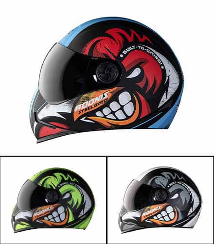 Steelbird Angry Bird 7Wings - Angry bird looking helmet under Rs 2000