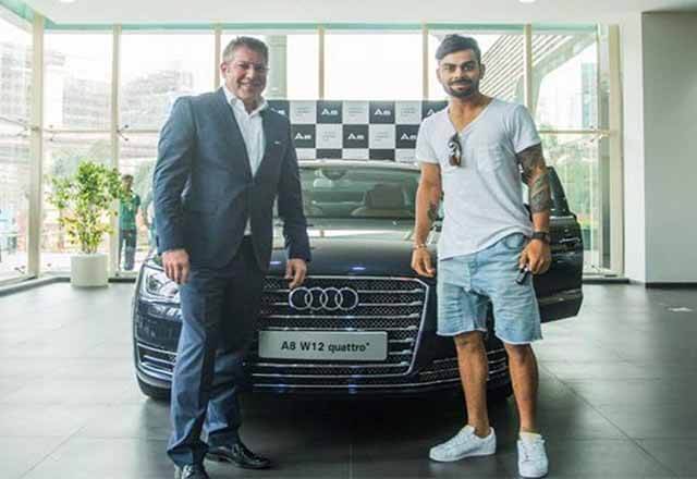 Virat Kohli's Audi A8L W12 Quattro