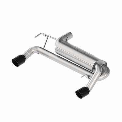 2021-2022 Bronco 2.7L sport-tuned axle-back exhaust (black chrome tips) - ford bronco accessories